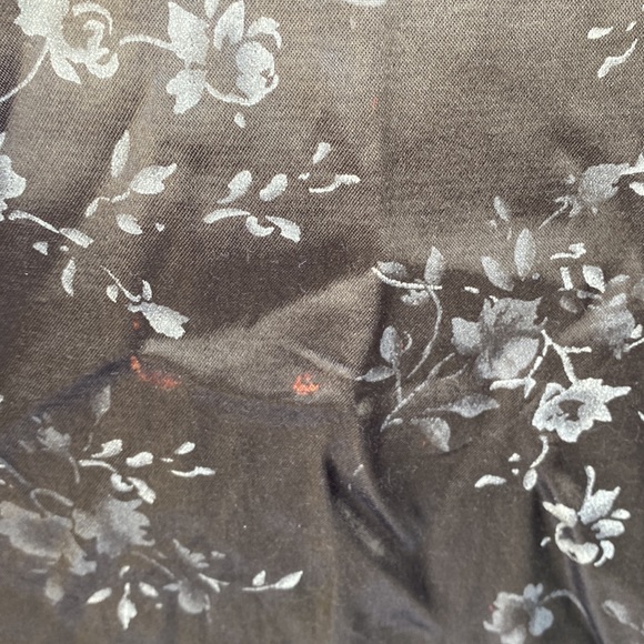 Vintage Floral Satin Maxi Skirt - Picture 3 of 9